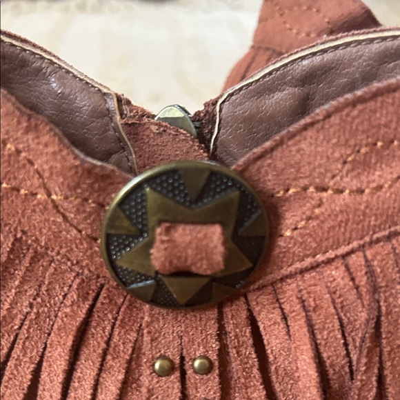 Fringed Suede Ankle Boots - Picture 2 of 5